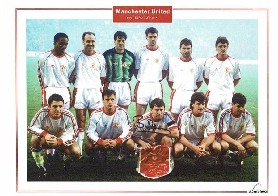Bryan Robson Manchester United ECWC 1991