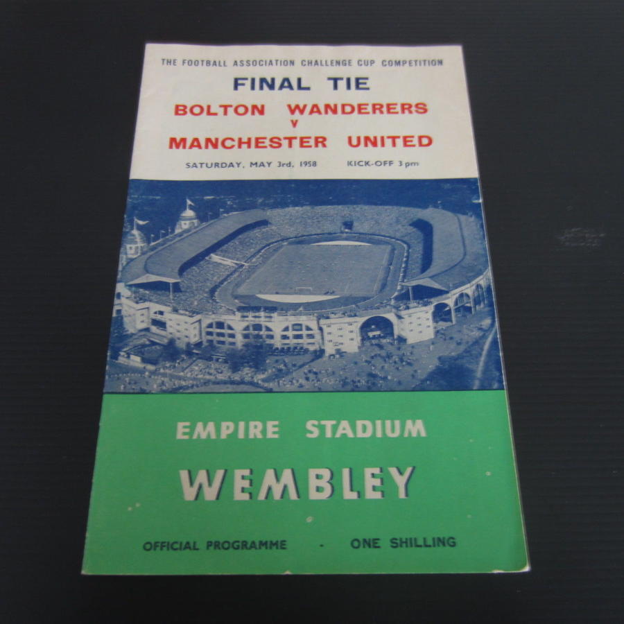 Bolton v Manchester United FA Cup Final 1958