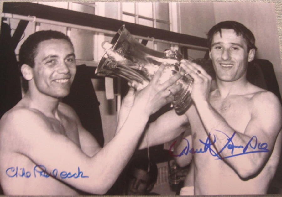 Derek Temple&Mike Trebilcock Everton FA Cup 1966