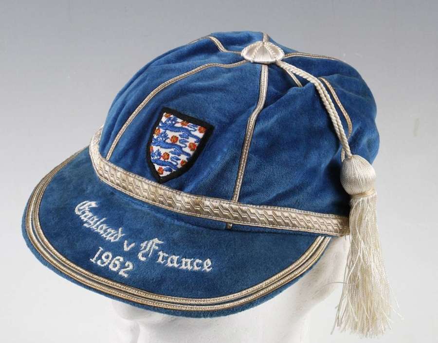 Ray Wilson England Cap France 1962